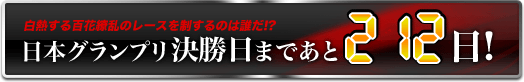 日本グランプリ決勝日まであと212日!