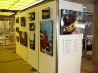 アイルトン・セナ写真展in近鉄百貨店四日市店