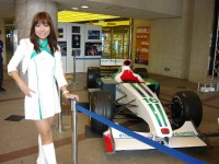アイルトン・セナ写真展in近鉄百貨店四日市店