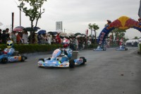 レーシングカートデモ走行