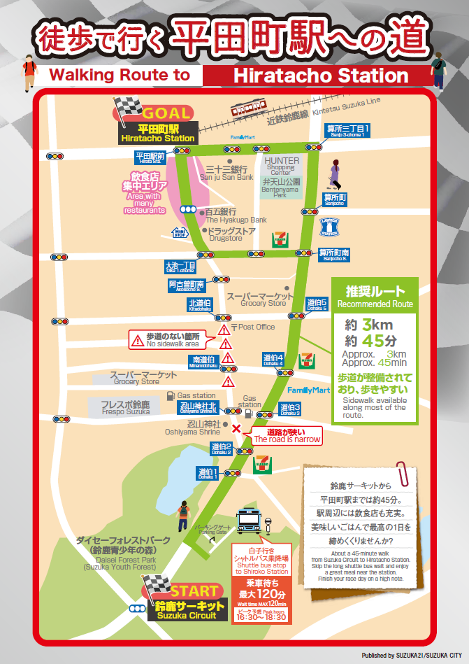 Japanese/日本語 English/英語のイメージ図